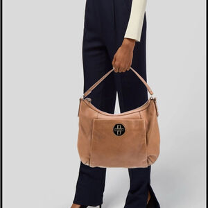 Elegant Tan Kate Spade Hobo Bag